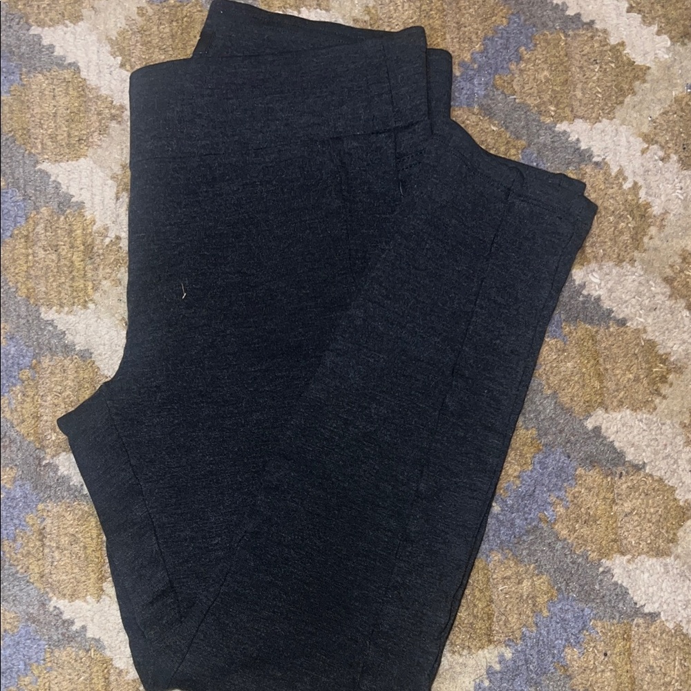 LOFT Women's Neutral Leggings Lot — Black, Navy & Charcoal - Picture 4 of 6